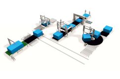 Fully automated cutting line (example)
